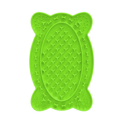 Voedselkwaliteit Silicone Afleidend Huisdier Kattenpoot Langzame Voeder Pad Voor Honden Met Zuigbekers