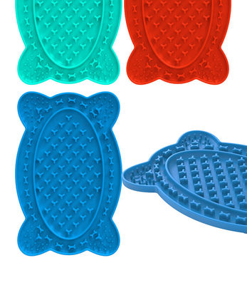 Voedselkwaliteit Silicone Afleidend Huisdier Kattenpoot Langzame Voeder Pad Voor Honden Met Zuigbekers