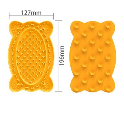 Voedselkwaliteit Silicone Afleidend Huisdier Kattenpoot Langzame Voeder Pad Voor Honden Met Zuigbekers