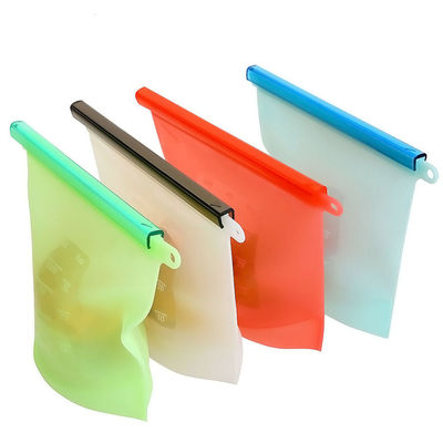 Drie-dimensionale type voedselkwaliteit siliconen zegel herbruikbare opslagzak Custom safe pack