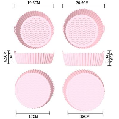 1.96cm*17cm*6.5cm Silicone Air Fryer Liner voor duurzame en herbruikbare kookbehoeften