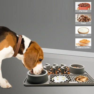 BPA-vrij siliconen huisdiervoedsel mat voor honden puppy's Temperatuurbestand -40 tot 250