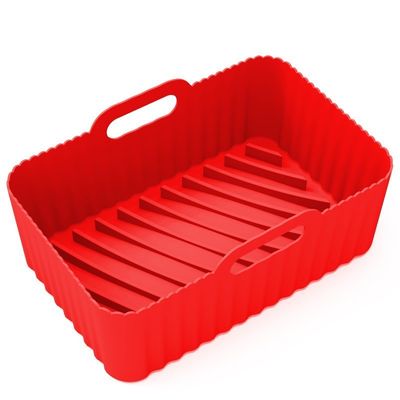 2 stuks voedselveilige niet kleverige luchtfryer siliconen pot accessoires vervangende bakplaat